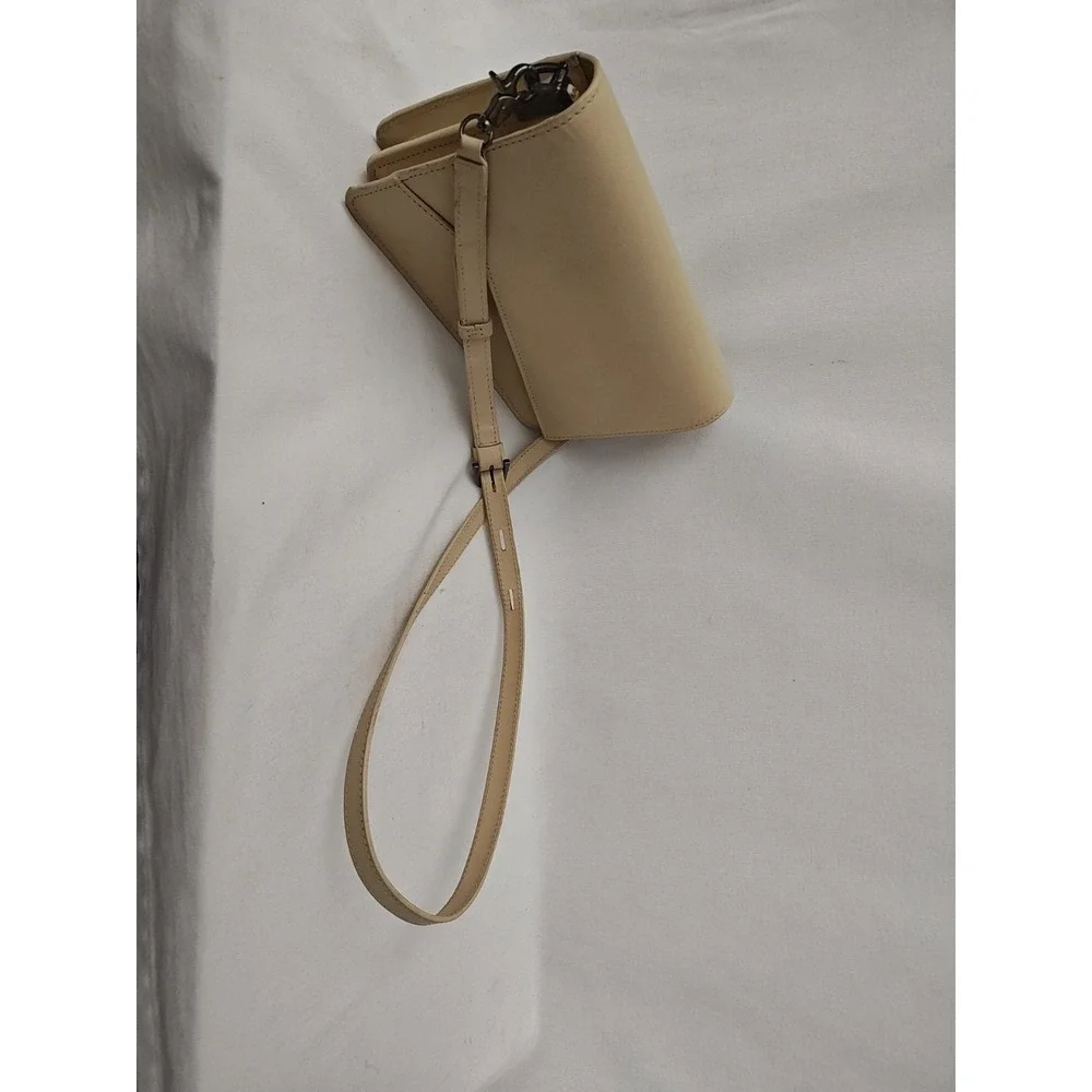 Botkier Handbag Medium Taupe Cream  Crosstown‎ Leather Hobo Bag Purse